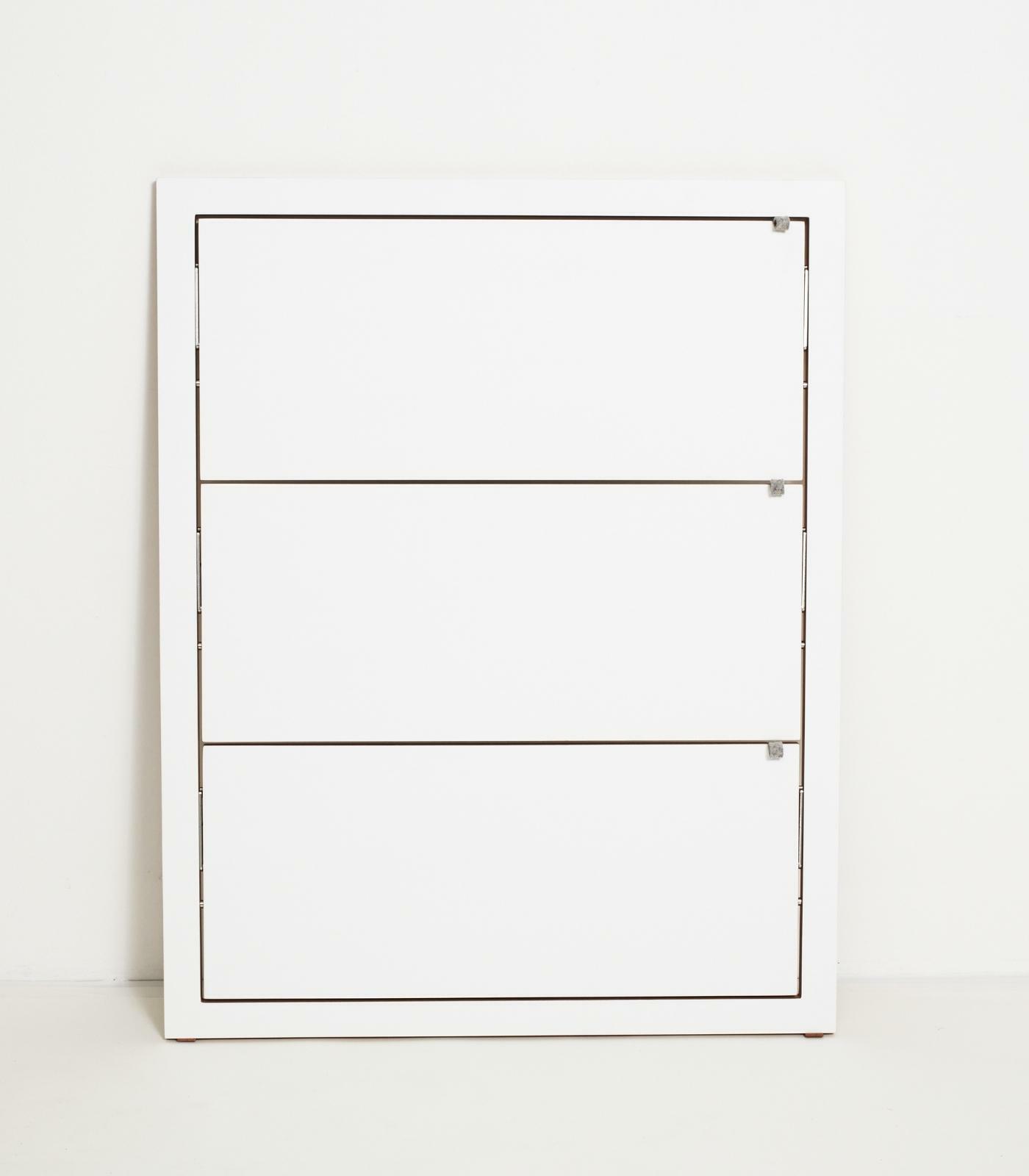 Fläpps scaffale da appoggio legno bianco 80 x 100 cm 5
