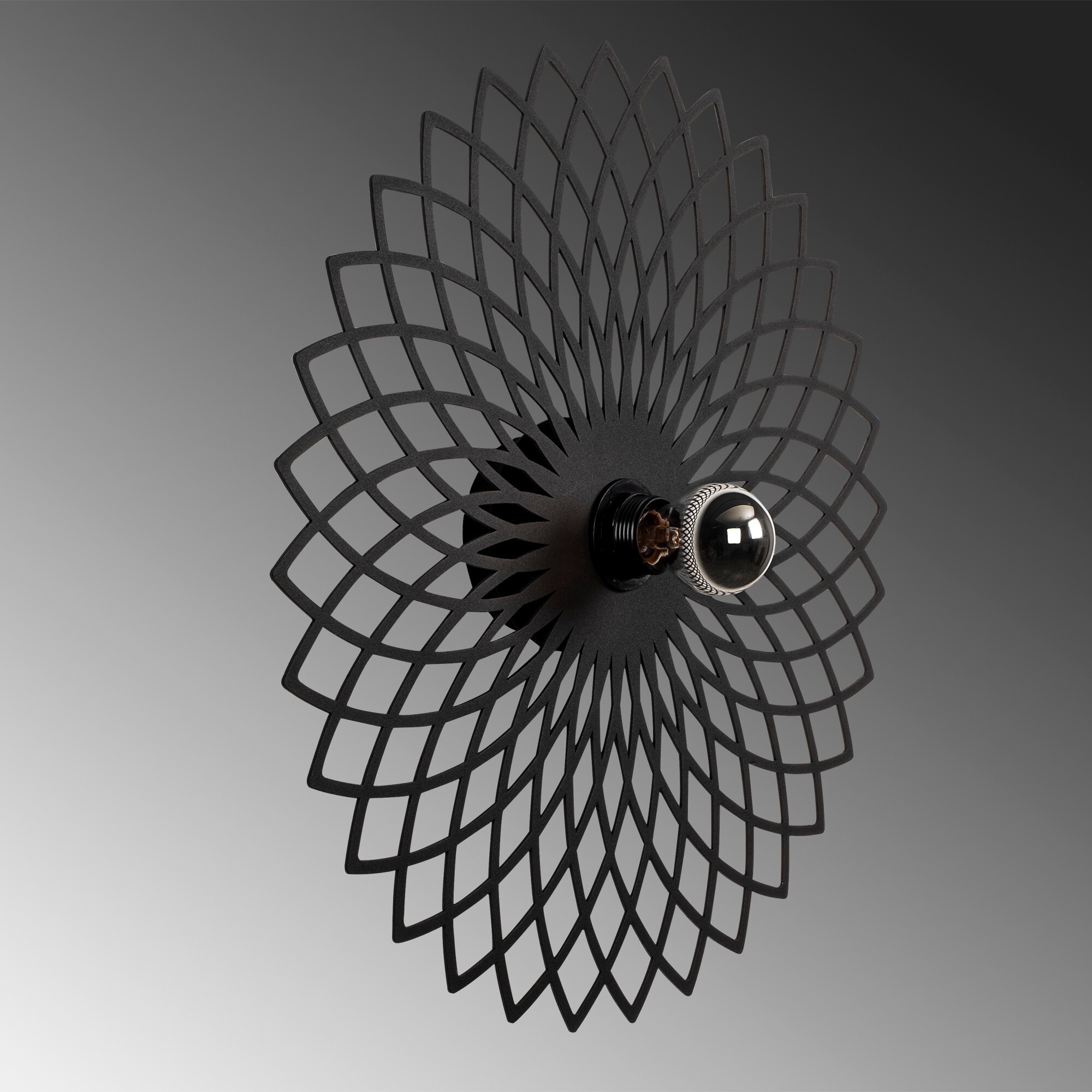 Wall lamp Black Metal 4