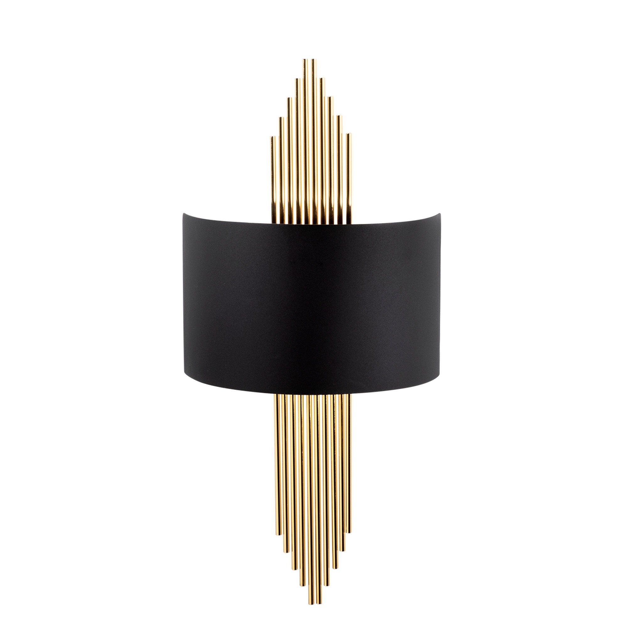 Applique da parete nero e color oro Maxi 75cm 4