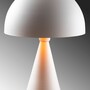 Table lamp metal white 30cm 3