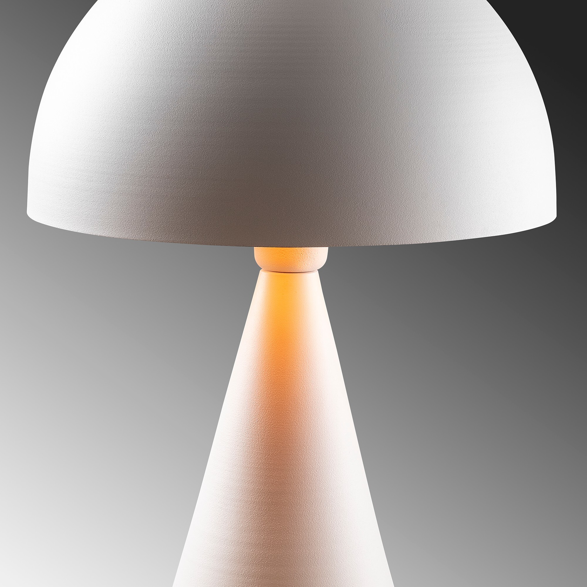 Table lamp metal white 30cm 3