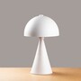 Table lamp metal white 30cm 6
