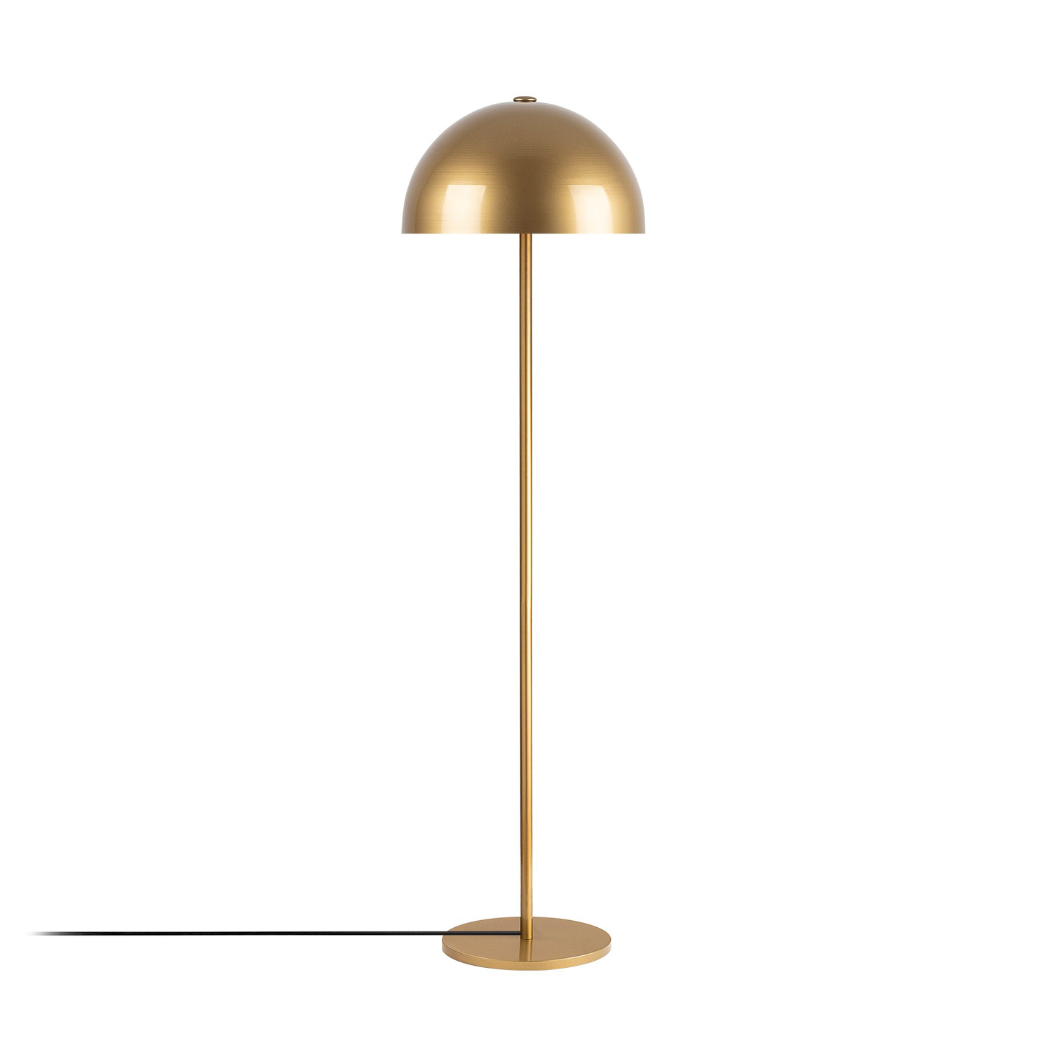 Floor lamp Metal Gold-colored 154cm 4
