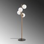Floor lamp 4 glass spheres Metal Gold 130cm 3