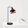 Table lamp made of metal, copper-colored 0