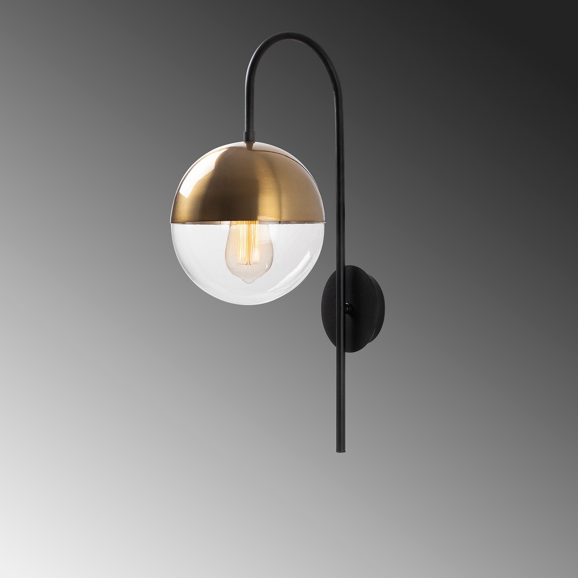 Wall light Black in vintage style 4