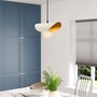Pendant lamp Metal White Gold 0