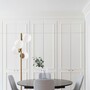 Floor lamp 4 glass spheres Metal Gold 130cm 6