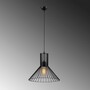 Pendant lamp metal black Ø38cm 3