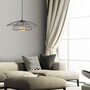Modern pendant lamp with black metal struts 2