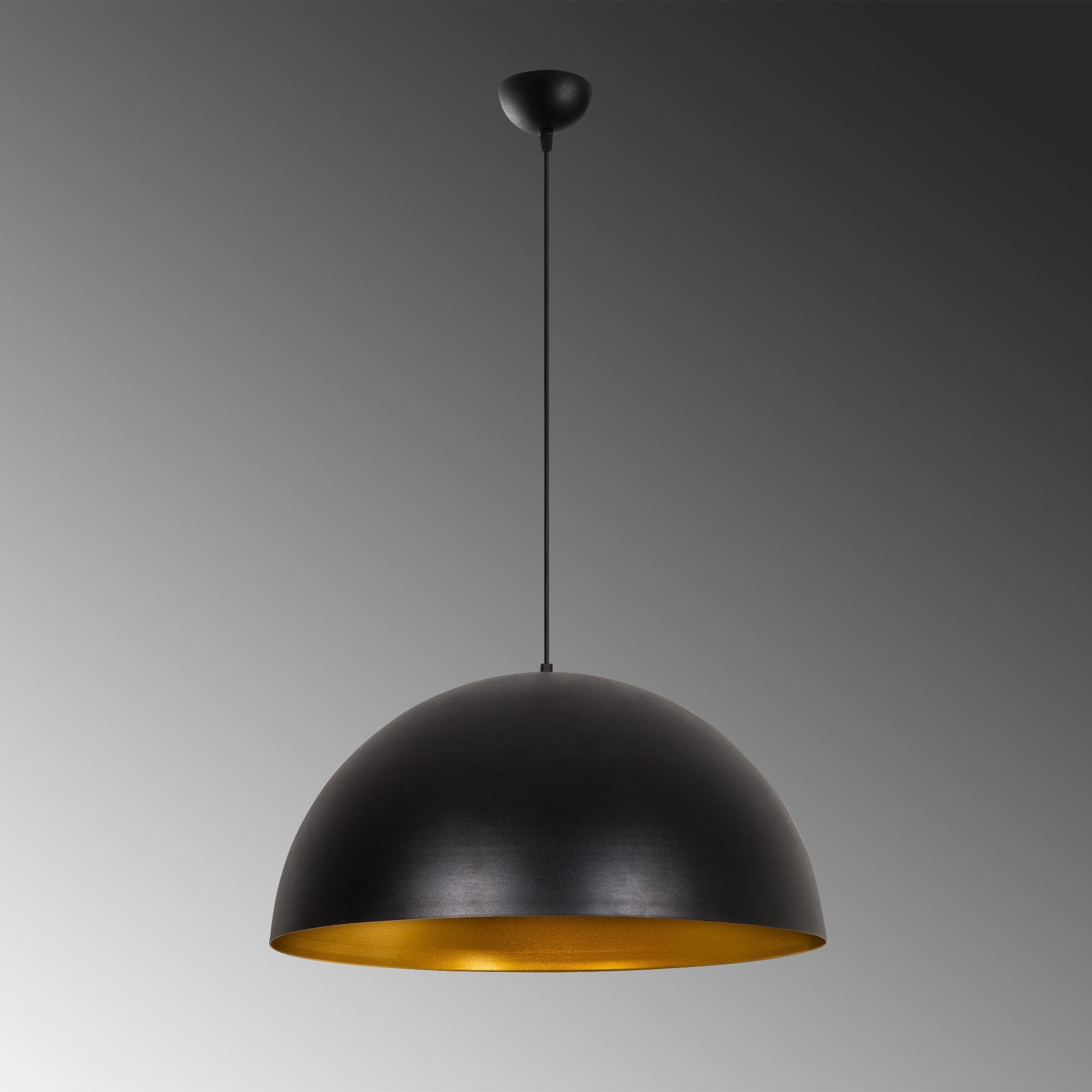 Pendant lamp Large Metal Black Gold Ø 60cm 3