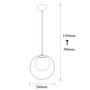 Pendant lamp Metal Black  Ø 34cm 4