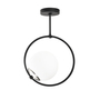Pendant lamp glass sphere and metal 1