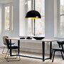 Hanging lamp Large Metal Black Gold Ø 60cm 0