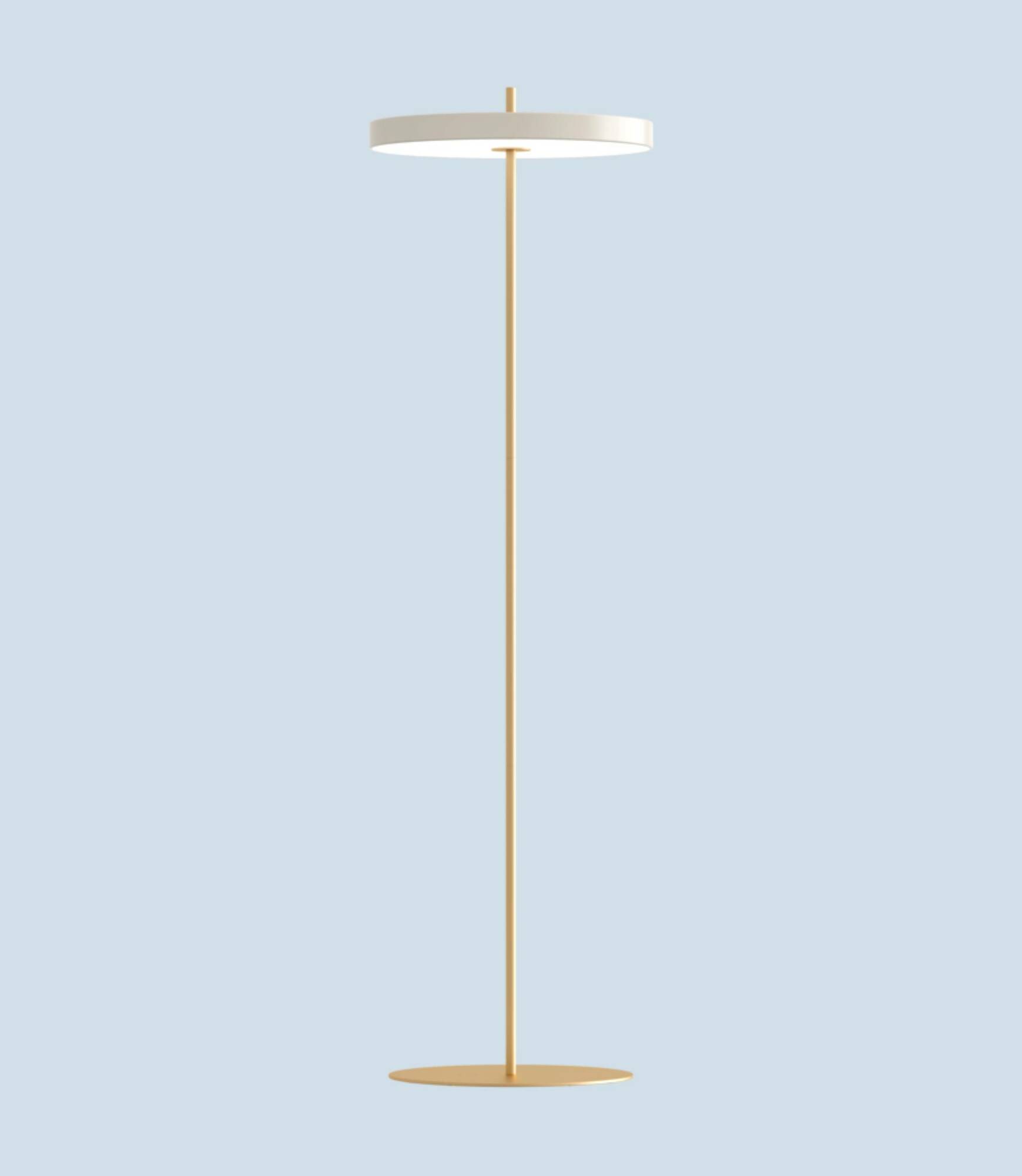 LED Stehlampe Umage Asteria Stahl Weiß 0