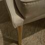 Polstersessel Samt Taupe  1