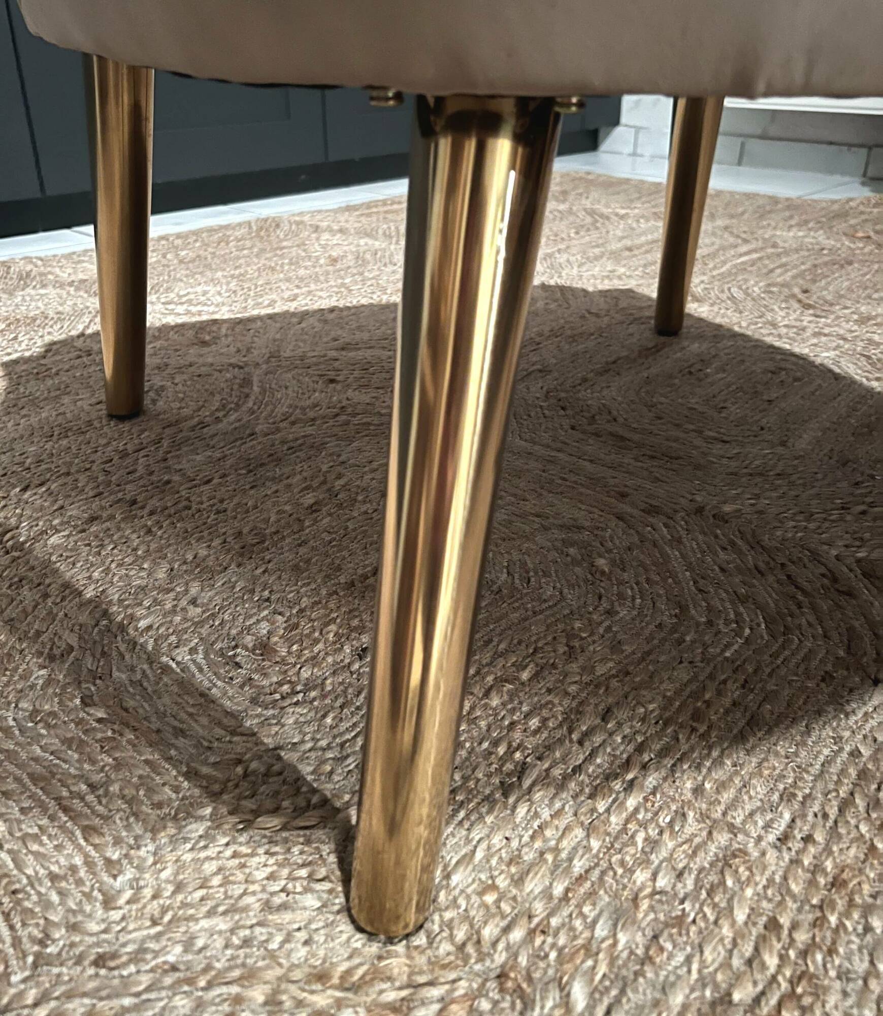 Polstersessel Samt Taupe  4