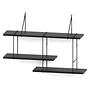 Shrink Shelf Beech Wood Steel Black 1