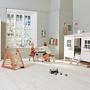 Dots Kinderregal Holz Cream 1 Boden 2