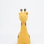Giraffe stuffed animal Cotton Yellow Brown 4