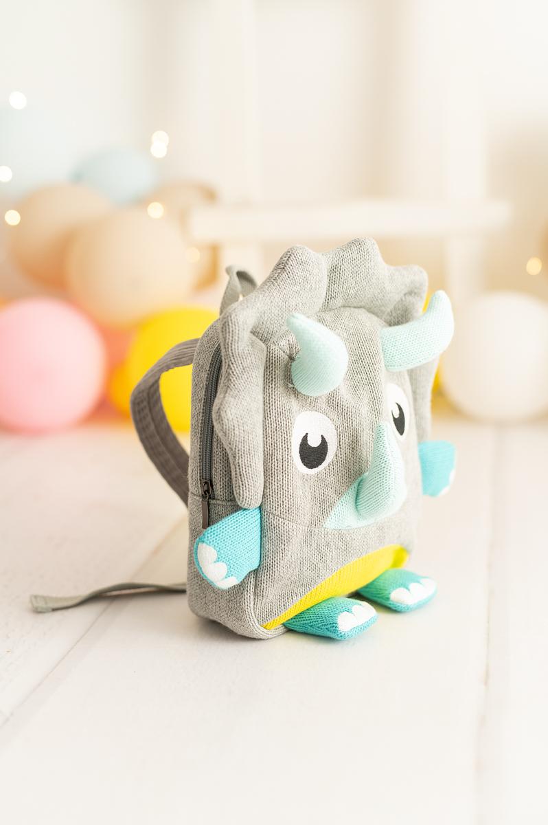 Dinosaur backpack Cotton Blue 4