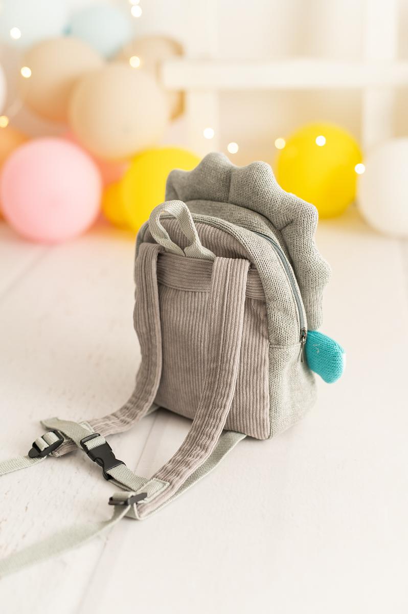 Dinosaur backpack Cotton Blue 5
