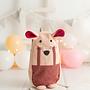 Mouse Backpack Cotton Pink 3