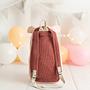 Mouse Backpack Cotton Pink 4