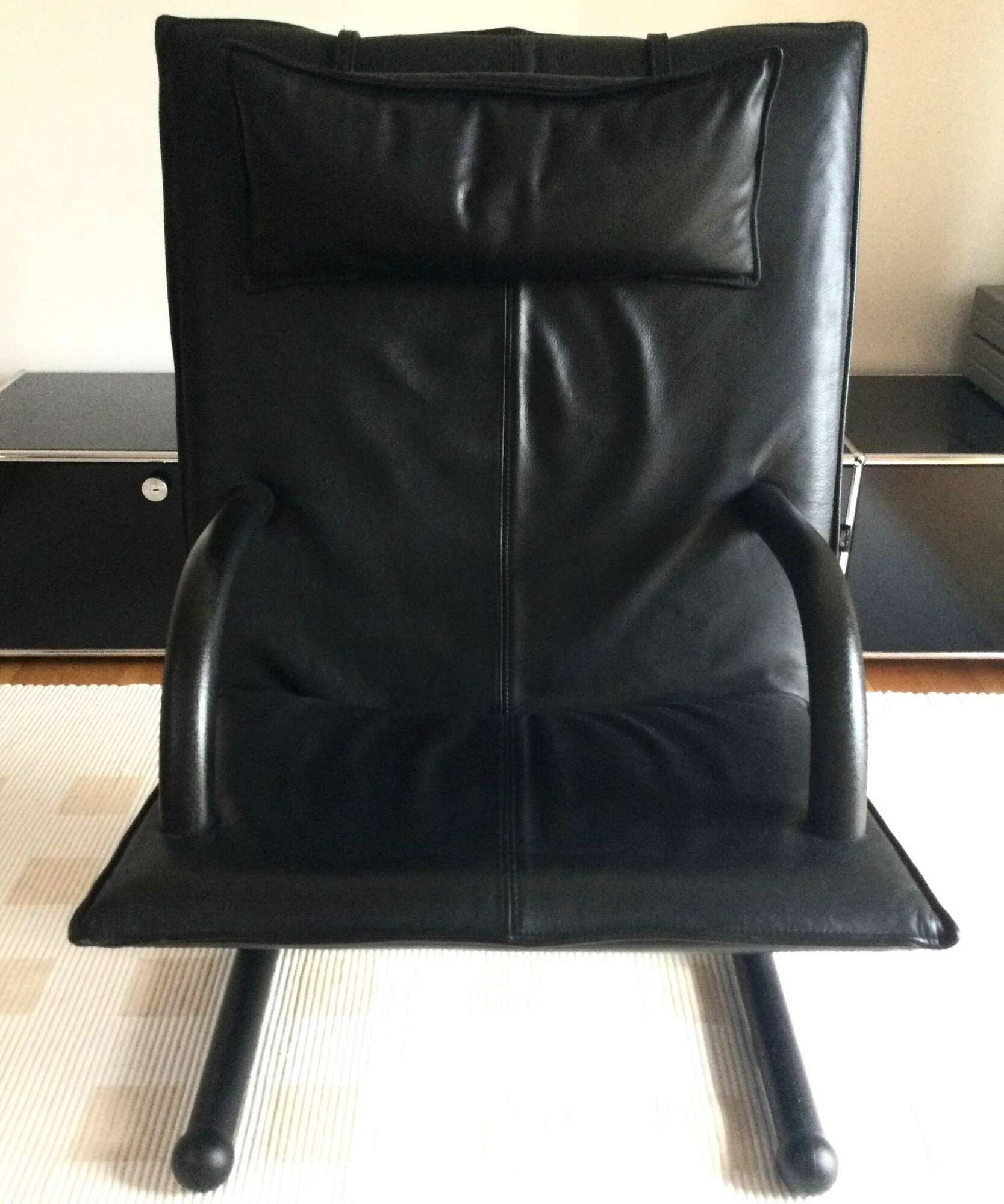 2x Ledersessel von Burkhard Vogtherr für Arflex 1