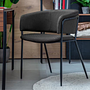 Chair Textile Steel Grey 1