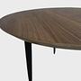 Hubert Couchtisch Walnut Ø 60cm 4