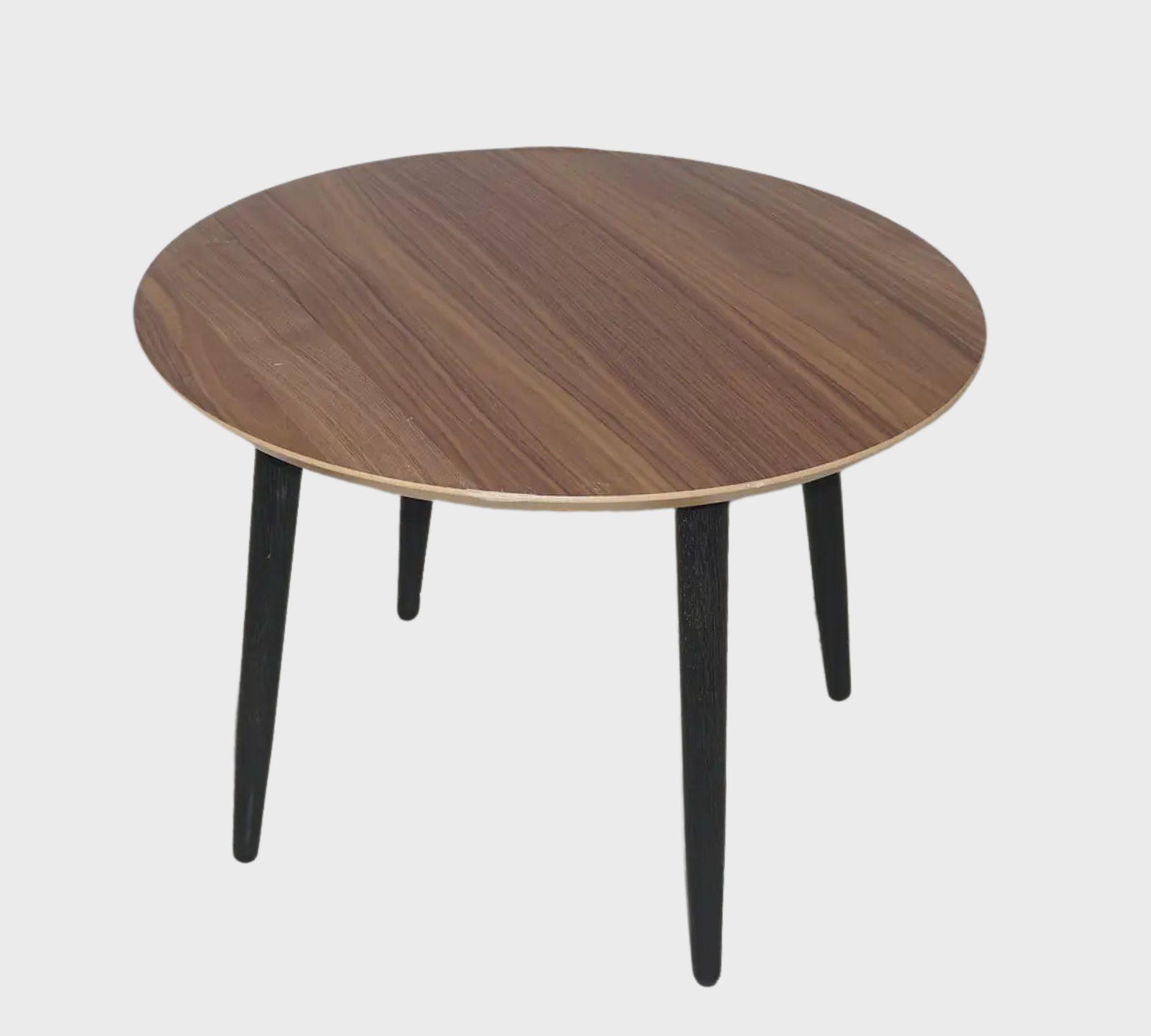 Hubert Couchtisch Walnut Ø 60cm 3