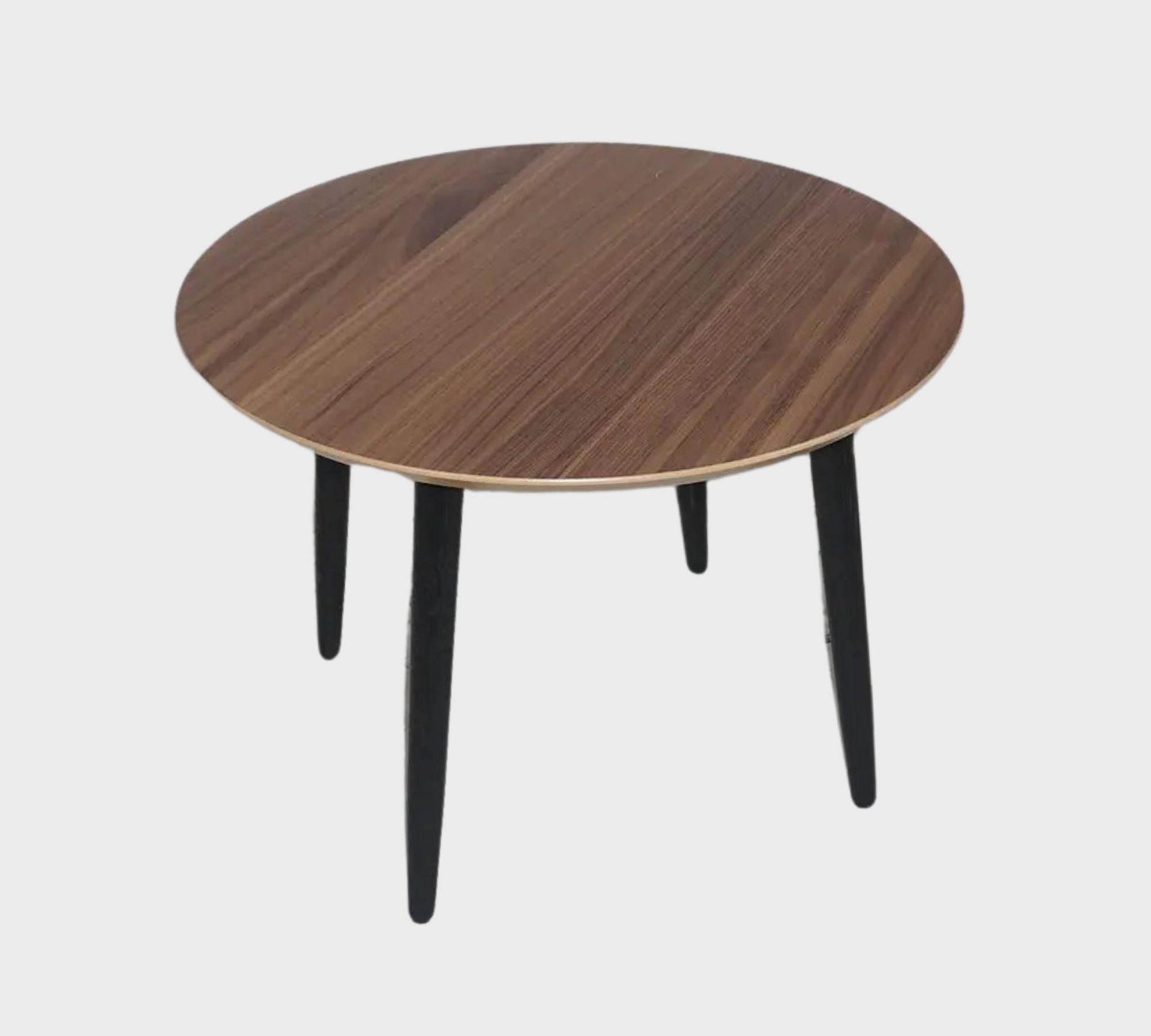 Hubert Couchtisch Walnut Ø 60cm 3