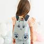 Rabbit Backpack Cotton Blue 0