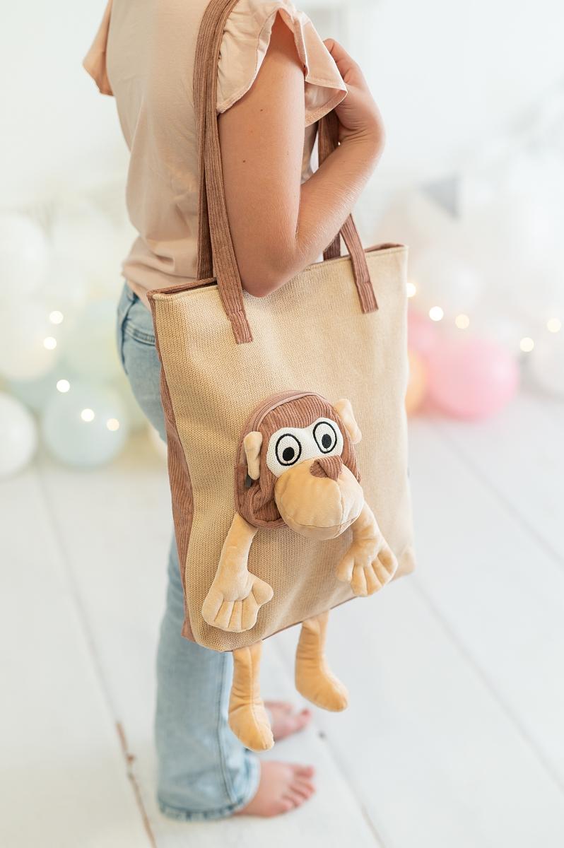 Monkey Bag Cotton Beige 7