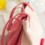 Ladybug bag cotton pink 3