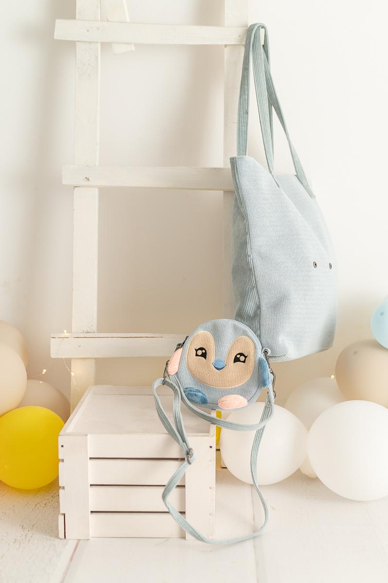 Penguin Bag Cotton Blue 4