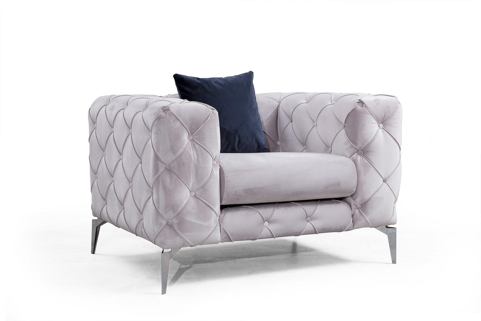 Como armchair light gray 5
