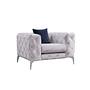 Como armchair light gray 4