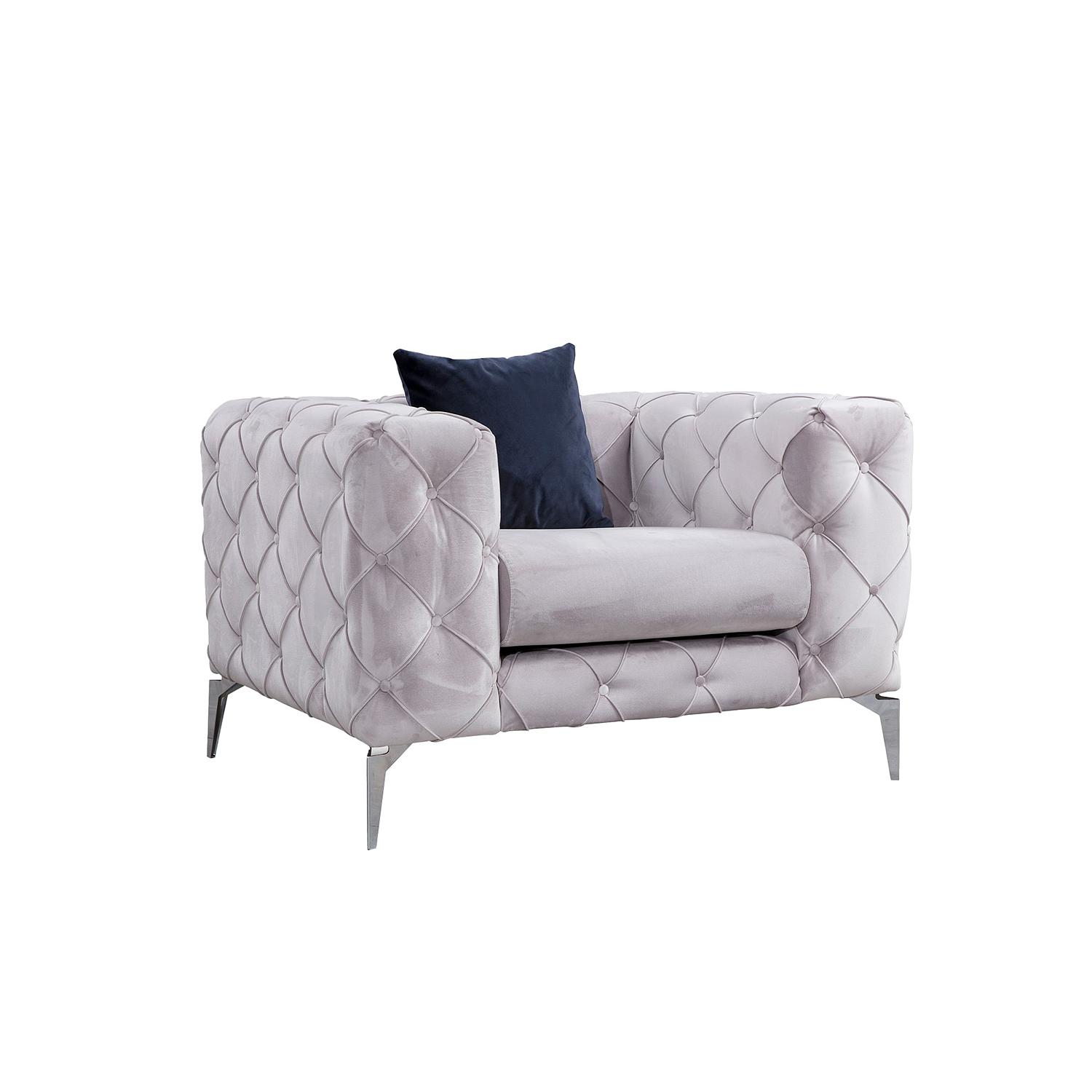 Como armchair light gray 4