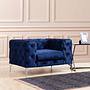 Como armchair Navy blue 0