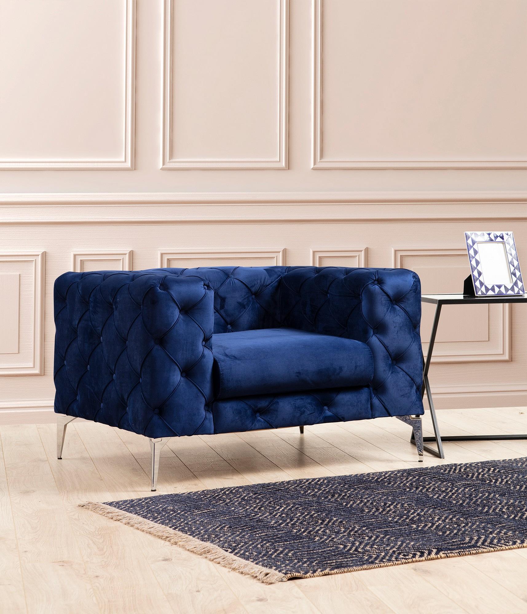 Como armchair Navy blue 0