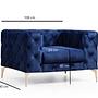 Como armchair Navy blue 3