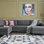Efsun Sofa bed 4-seater anthracite 0