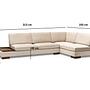 Tulip Corner Sofa Right Beige 8