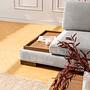 Tulip Corner Sofa Right Light Grey 3