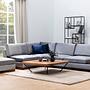 Tulip Corner Sofa Left with Ottoman Dark Grey 1