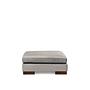 Tulip Corner Sofa Left with Footstool Light Grey 9