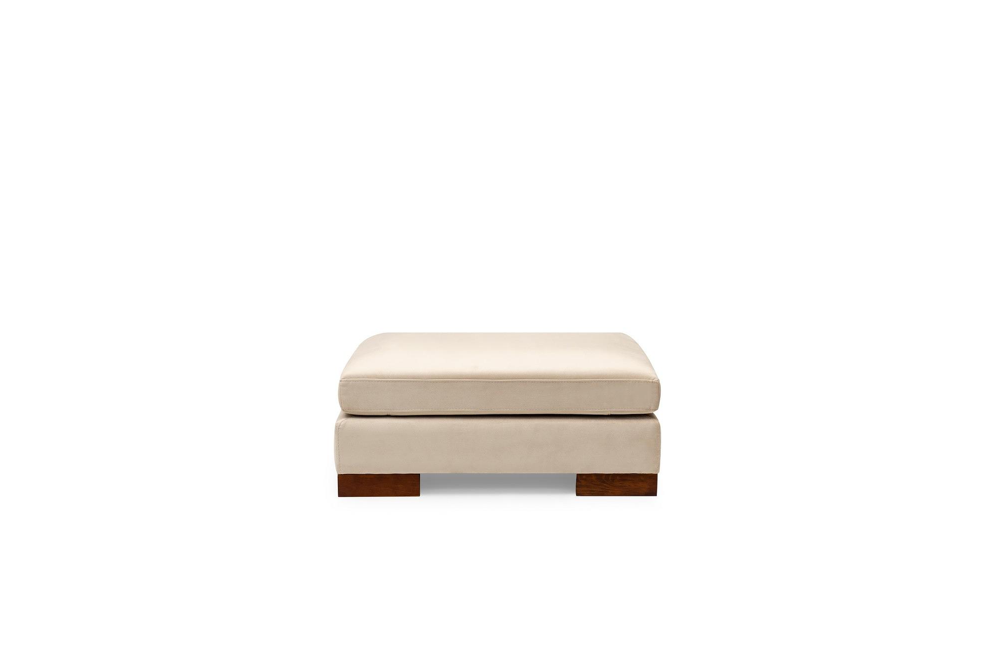 Tulip corner sofa left with ottoman beige 8