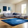 Tulip Corner Sofa Right with Ottoman Dark Grey 5